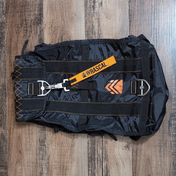 WRASCAL ARCH'R Tactical Backpack With Quick Release Strap in Black and Orange - Picture 1 of 14